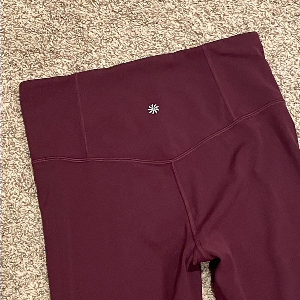 Athleta Elation Straight Leg Pant Size Medium in Maroon - Picture 5 of 6